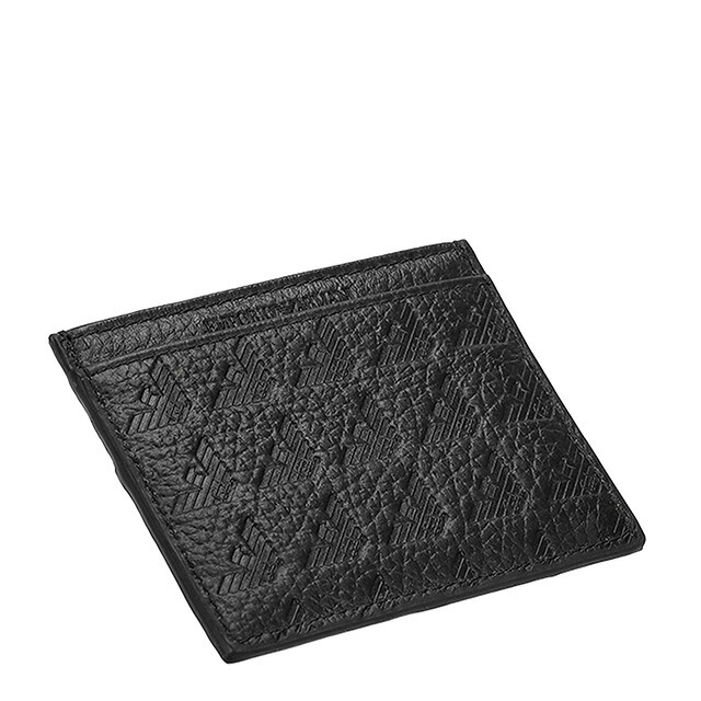 エンポリオ・アルマーニ カードケース メンズ ブランド EMPORIO ARMANI EM001740-AF14774 UC001 ブラック 定期入れ 高級 おしゃれ プレゼント 実用的