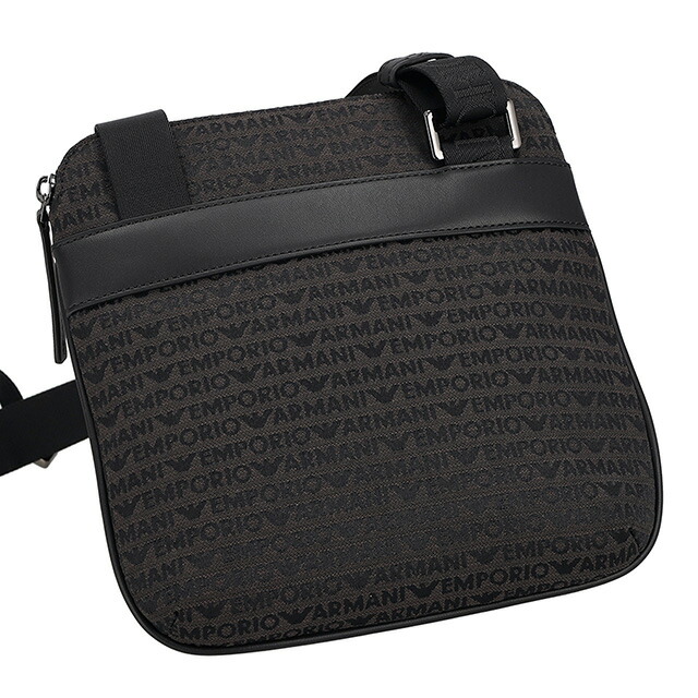 エンポリオ・アルマーニ ショルダーバッグ メンズ EMPORIO ARMANI EM001780-AF13823 ブラック 斜めがけ ブランド 高級 おしゃれ プレゼント 男性 実用的 かっこいい