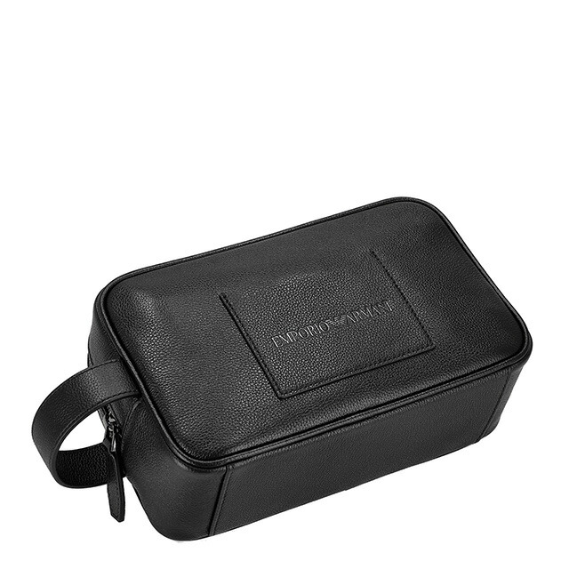 エンポリオ・アルマーニ セカンドバッグ メンズ ブランド EMPORIO ARMANI EM003561-AF13788 UC001 ブラック ビジネス 軽量 小さめ ミニバッグ ブランド 高級 おしゃれ プレゼント 男性 実用的 かっこいい