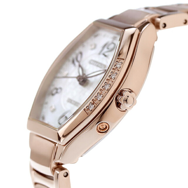 シチズン エクシード 26mm エコドライブ電波 ES9385-57W 腕時計 ソーラー電波腕時計 ソーラー電波時計 レディース ホワイトシェル サクラピンク CITIZEN EXCEED 高級 ブランド おしゃれ 防水 軽い 華奢 かわいい プレゼント 女性 実用的