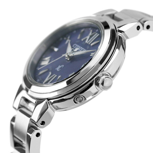 シチズン クロスシー エコドライブ電波 ハッピーフライト 電波ソーラー レディース 腕時計 ES9430-54L CITIZEN xC ネイビー ブランド おしゃれ 防水 軽い 華奢 かわいい プレゼント 女性 実用的