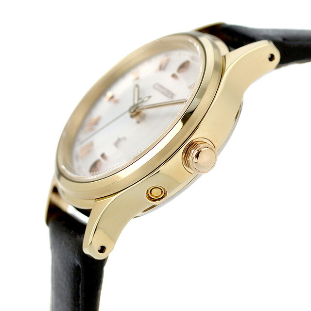 シチズン クロスシー ヒカリコレクション 腕時計 レディース チタン ソーラー電波 CITIZEN xC ES9492-14A アナログ シルバー ブラック 黒 日本製 ブランド おしゃれ 防水 軽い 華奢 かわいい プレゼント 女性 実用的