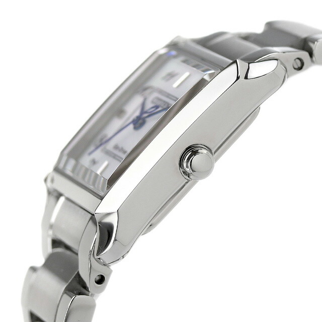 シチズン エル SQUARE Collection 光発電エコドライブ 腕時計 レディース ソーラー CITIZEN L EW5600-87D アナログ シェル ブランド おしゃれ 防水 軽い 華奢 かわいい プレゼント 女性 実用的