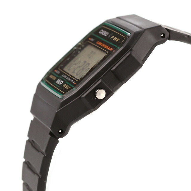 カシオ チープカシオ CASIO クォーツ 電池式 F-91W-3 スタンダード 海外モデル ユニセックス チプカシ 腕時計 ブランド カシオ casio デジタル ブラック 黒 おしゃれ 防水 かわいい プレゼント 実用的 学生 受験生 受験用 試験用 受験対応