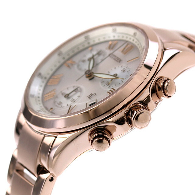 シチズン クロスシー basic collection 光発電エコドライブ 腕時計 ブランド レディース クロノグラフ ソーラー CITIZEN xC FB1405-58A アナログ 日本製 おしゃれ 防水 軽い 華奢 かわいい プレゼント 女性 実用的