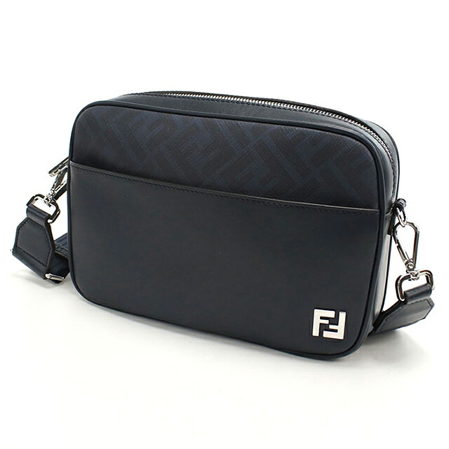 フェンディ 斜め掛け ショルダーバッグ メンズ ブランド FENDI 7M0286 ネイビー
