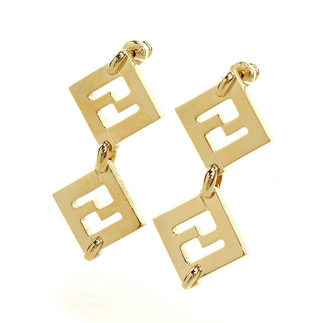 フェンディ ピアス レディース ブランド FENDI 8AK789 ゴールド アクセサリー