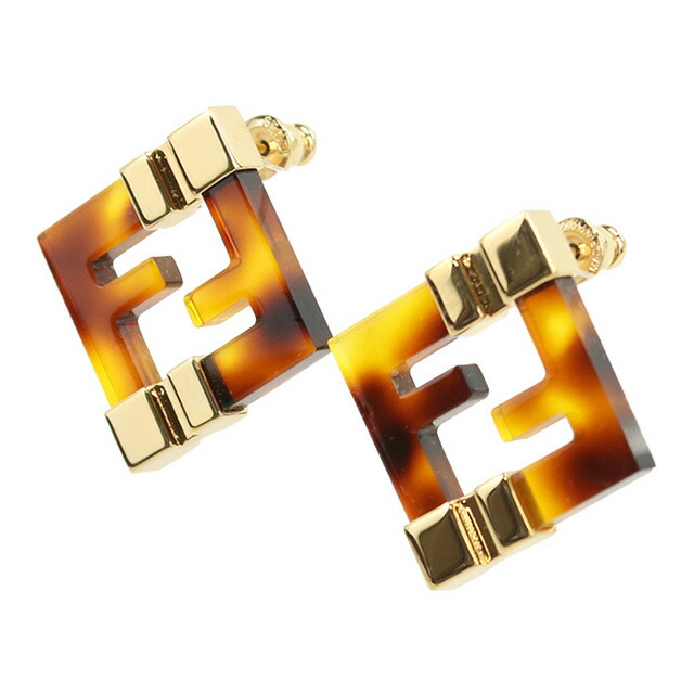 フェンディ ピアス レディース ブランド FENDI 8AK946 ブラウン アクセサリー