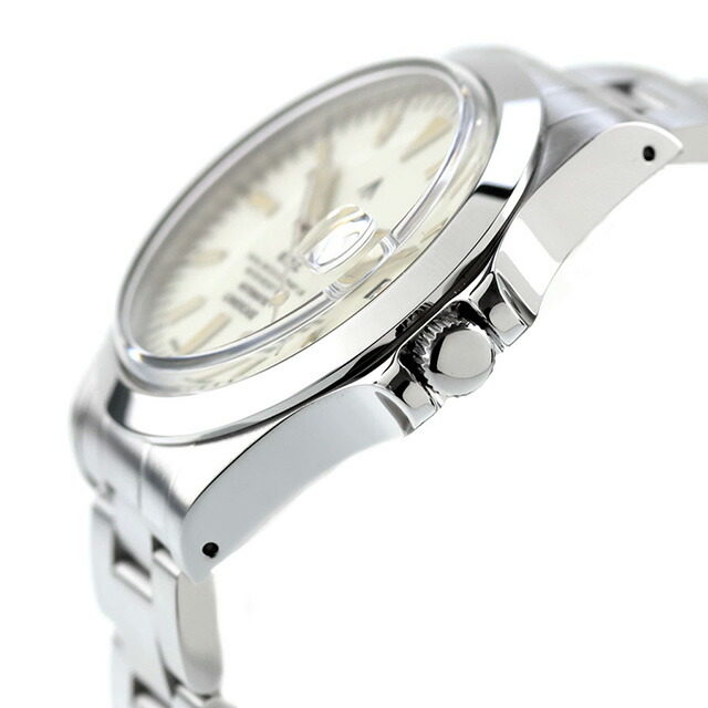 ナバルウォッチ NAVAL WATCH Produced by LOWERCASE 自動巻き 腕時計 ブランド メンズ NAVAL WATCH FRXA017 アナログ アイボリーホワイト 白 日本製 おしゃれ 防水 プレゼント 男性 実用的