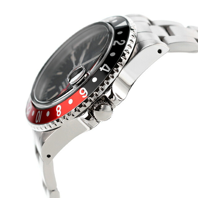 ナバルウォッチ NAVAL WATCH Produced by LOWERCASE GMT 自動巻き 腕時計 ブランド メンズ NAVAL WATCH FRXD004 アナログ ブラック 黒 日本製 おしゃれ 防水 プレゼント 男性 実用的