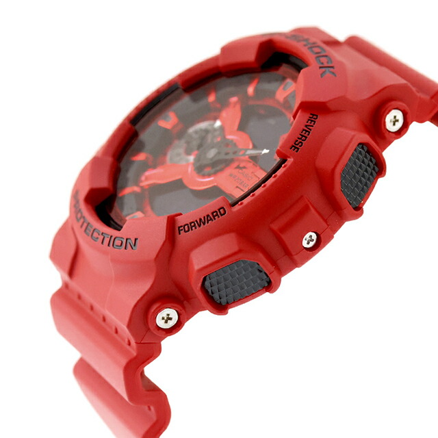 gショック ジーショック G-SHOCK アナログデジタル 110シリーズ クォーツ 電池式 GA-110RRB-4A メンズ 腕時計 ブランド カシオ casio アナデジ レッド 赤 おしゃれ 防水 軽い プレゼント 男性 実用的