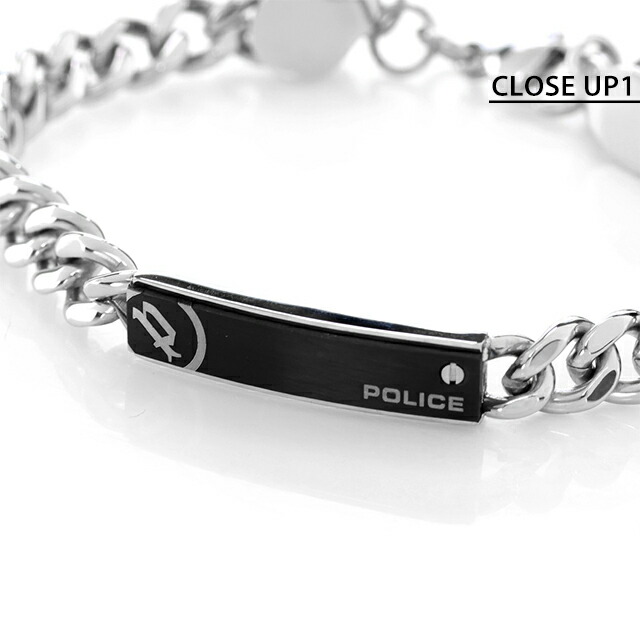 ポリス ブレスレット メンズ ブランド POLICE UNIVERSAL チェーン GB0010801 シルバー アクセサリー