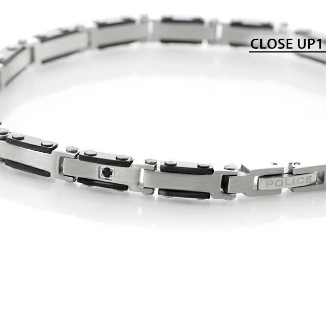 ポリス ブレスレット メンズ ブランド POLICE SPIRE GB0039201 シルバー アクセサリー