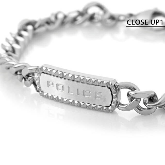 ポリス ブレスレット メンズ ブランド POLICE TAPER チェーン GB0041301 シルバー アクセサリー