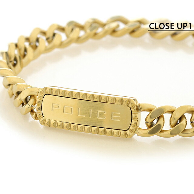 ポリス ブレスレット メンズ ブランド POLICE TAPER チェーン GB0041302 ゴールド アクセサリー