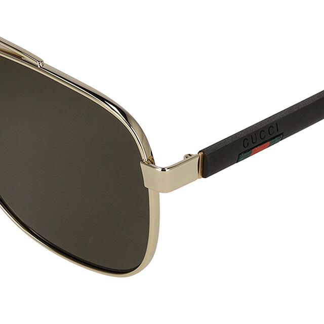 グッチ サングラス メンズ ブランド GUCCI GG0422S ゴールド