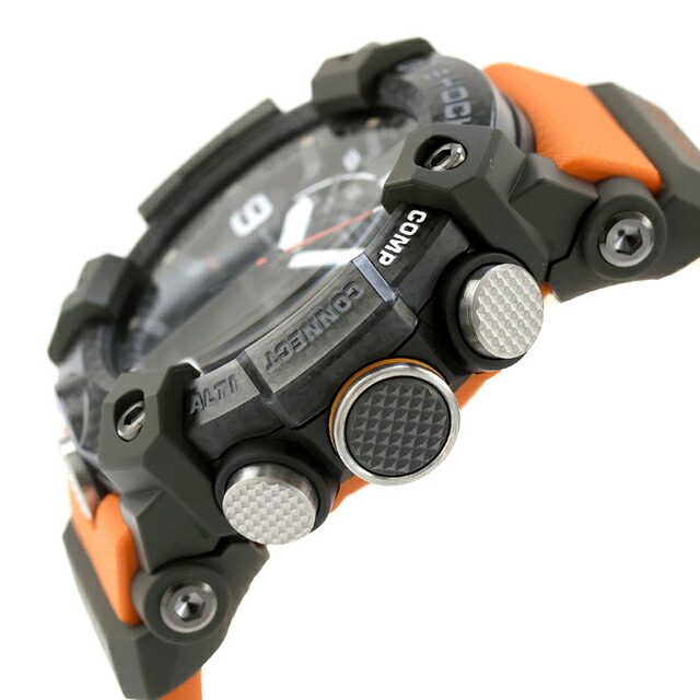 gショック ジーショック G-SHOCK マスターオブG-ランド マッドマスター クォーツ 電池式 GG-B100X-1A9 Bluetooth 海外モデル メンズ 腕時計 ブランド カシオ casio アナデジ ブラック オレンジ 黒 おしゃれ 防水 軽い プレゼント 男性 実用的