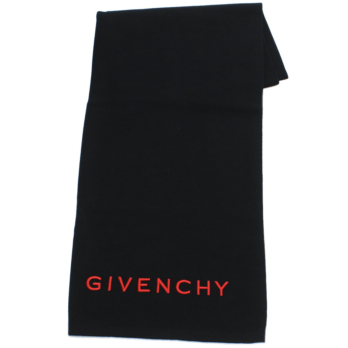 ジバンシー ストール レディース GIVENCHY ウール100% イタリア BG003M ブラック 小物