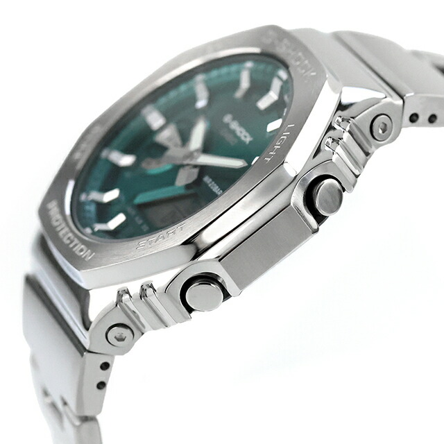 gショック ジーショック 2100 G-SHOCK G-STEEL 2100 Series クォーツ 電池式 GM-2110D-3A1 海外モデル メンズ 腕時計 ブランド カシオ casio アナデジ グリーン おしゃれ 防水 プレゼント 男性 実用的