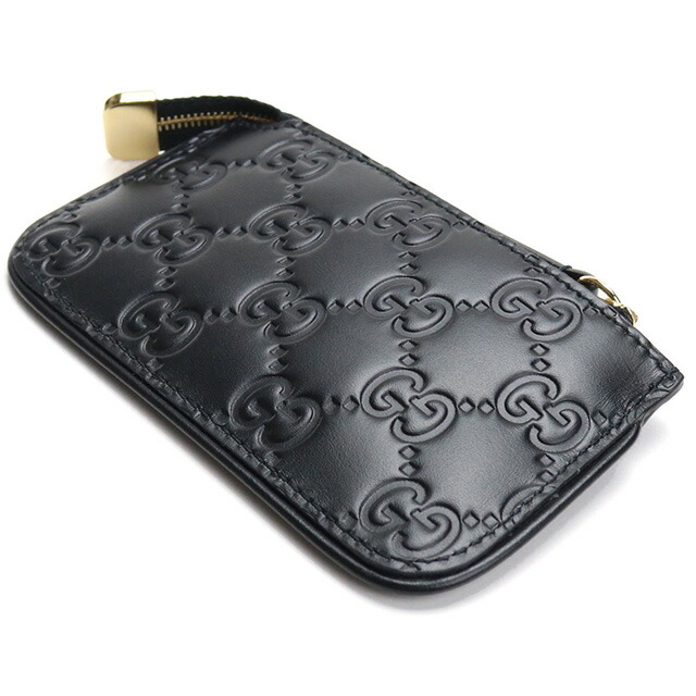 グッチ コインケース キーリング付 レディース GUCCI レザー イタリア 447964 ブラック 財布 小銭入れ 小さい ブランド 高級 おしゃれ プレゼント 実用的 かわいい