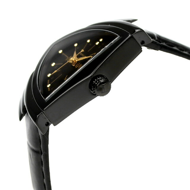 ハミルトン ベンチュラ S 24mm クオーツ 腕時計 レディース HAMILTON H24201730 アナログ オールブラック 黒 スイス製 ブランド おしゃれ 防水 軽い 華奢 かわいい プレゼント 女性 実用的