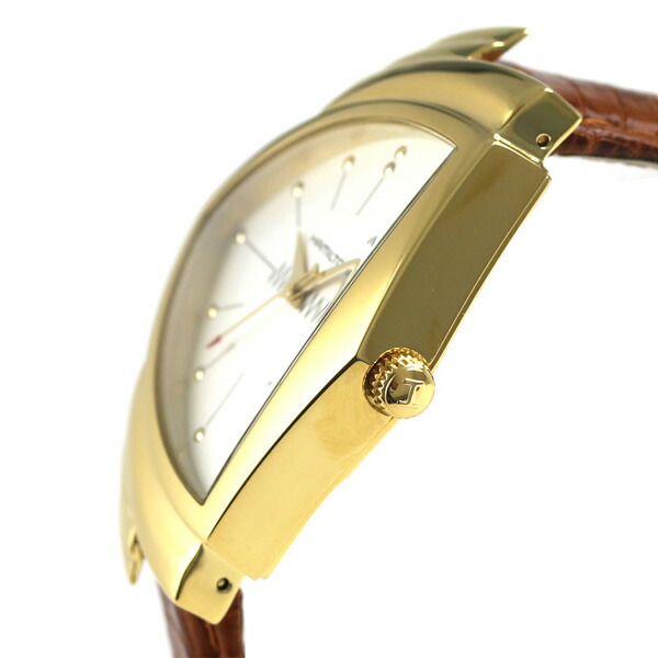 ハミルトン ベンチュラ 腕時計 HAMILTON H24301511 60周年記念 復刻モデル メンズ ゴールド 時計 ブランド おしゃれ 防水 プレゼント 男性 実用的