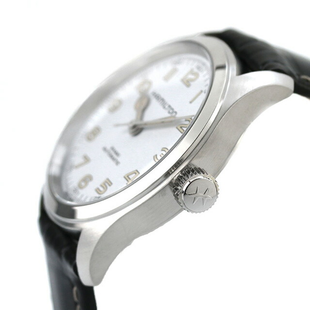 ハミルトン カーキ フィールド マーフ オート 38mm 自動巻き 腕時計 メンズ レディース HAMILTON H70405710 アナログ ホワイト ブラック 黒 スイス製 ブランド おしゃれ 防水 プレゼント 実用的