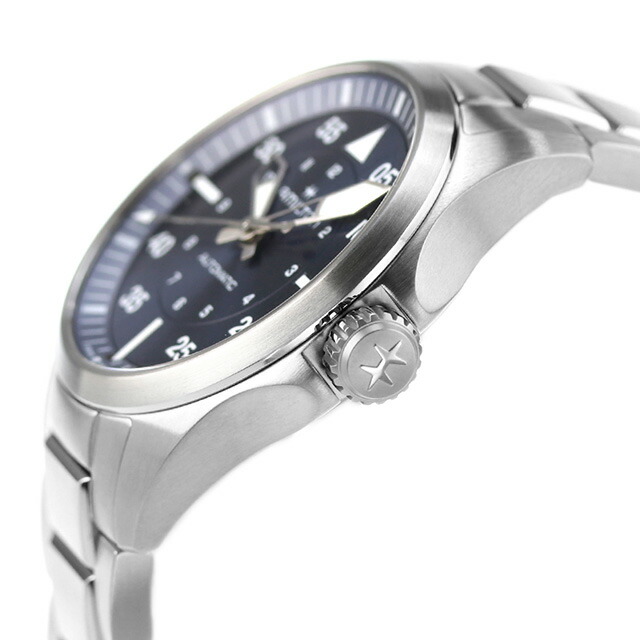 ハミルトン カーキ アビエーション カーキ パイロット オートマティック 36mm 自動巻き 腕時計 メンズ HAMILTON H76215140 アナログ ブルー スイス製 ブランド おしゃれ 防水 プレゼント 男性 実用的