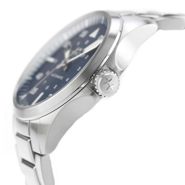ハミルトン カーキ カーキ アビエーション カーキ パイロット 39mm 自動巻き 腕時計 ブランド メンズ HAMILTON KHAKI H76305140 アナログ ブルー スイス製 おしゃれ 防水 プレゼント 男性 実用的