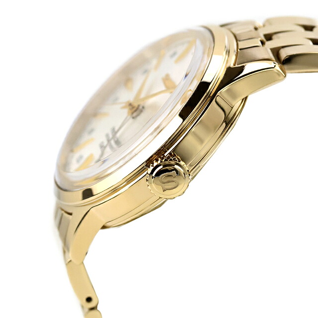 セイコー プレザージュ Cocktail Time 自動巻き 腕時計 ブランド メンズ SEIKO PRESAGE HCB004J アナログ ホワイト ゴールド 白 日本製 高級 おしゃれ 防水 プレゼント 男性 実用的