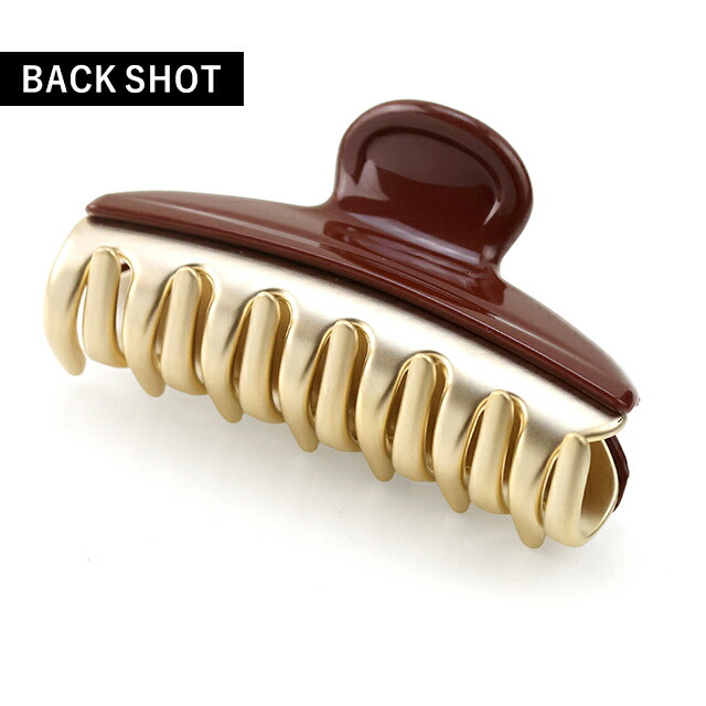 アレクサンドル ドゥ パリ ヘアクリップ レディース ブランド ALEXANDRE DE PARIS ヴァンドームMクリップ ICCM-15571-02-H2 BRUN ヘアアクセサリー