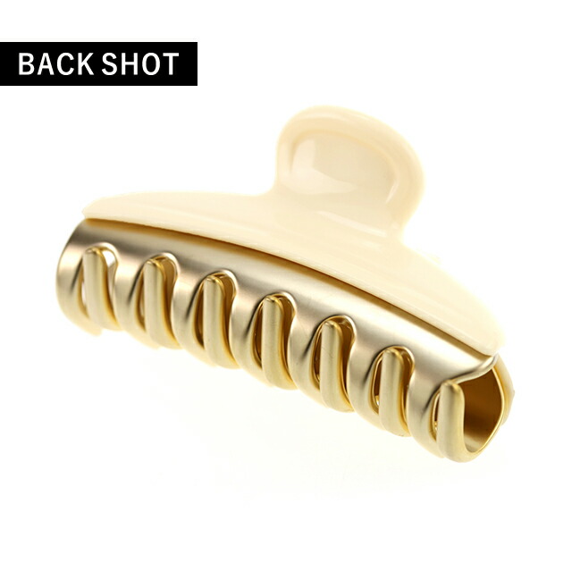 アレクサンドル ドゥ パリ ヘアクリップ レディース ブランド ALEXANDRE DE PARIS ヴァンドームMクリップ ICCM-15571-02-I1 IVOIRE ヘアアクセサリー