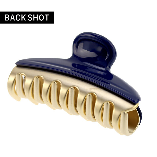 アレクサンドル ドゥ パリ ヘアクリップ レディース ブランド ALEXANDRE DE PARIS ヴァンドームMクリップ ICCM-15571-02-M5 MARINE ヘアアクセサリー