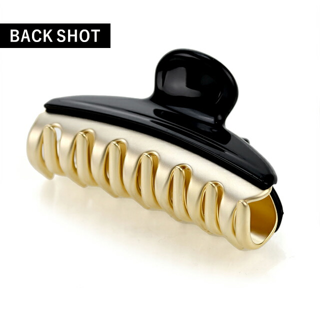 アレクサンドル ドゥ パリ ヘアクリップ レディース ブランド ALEXANDRE DE PARIS ヴァンドームMクリップ ICCM-15571-02-N3 NOIR ヘアアクセサリー