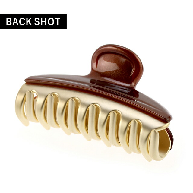 アレクサンドル ドゥ パリ ヘアクリップ レディース ブランド ALEXANDRE DE PARIS ヴァンドームMクリップ ICCM-15571-02-X4 PAIL BROWN ヘアアクセサリー