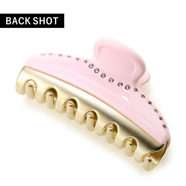 アレクサンドル ドゥ パリ ヘアクリップ レディース ブランド ALEXANDRE DE PARIS ヴァンドームMクリップ スワロフスキー ICCM-15571-03-Q10 ROSE GLOSSY ヘアアクセサリー