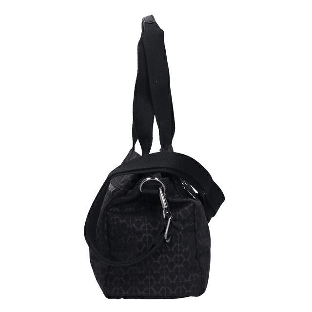キプリング ハンドバッグ レディース ブランド Kipling エリシア ロゴ ワンポイント 総柄 2WAY K43793-K59 Signature Emb 黒 軽量 小さめ 手提げ 高級 おしゃれ プレゼント 女性 実用的 かわいい