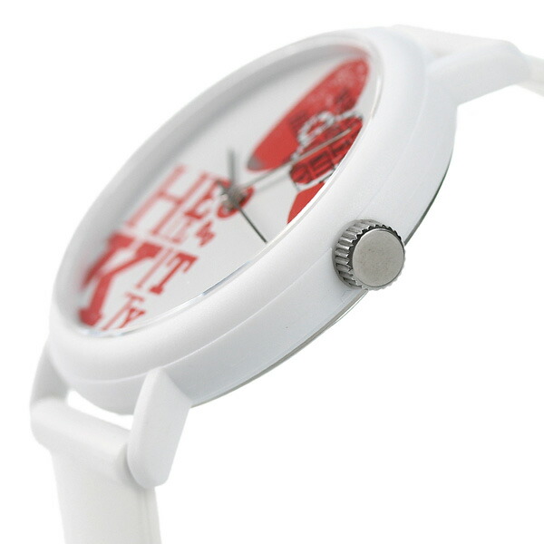 カオル ハローキティ タイポ 38mm クオーツ KAORU004KW 香 バニラの香り 腕時計 レディース ホワイト KAORU ブランド おしゃれ 防水 かわいい プレゼント 女性 実用的