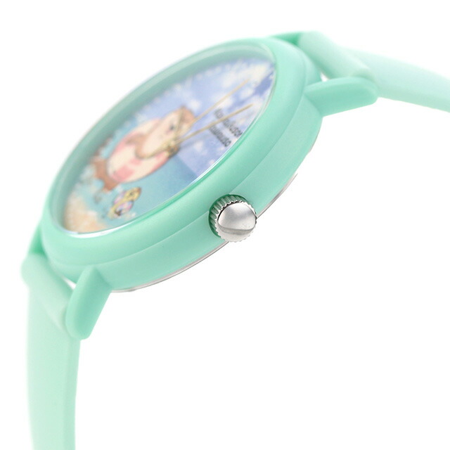 カオル 可愛い嘘のカワウソ×KAORU 思い出Selection -海- ココナッツの香り クォーツ 電池式 腕時計 ブランド メンズ レディース KAORU KAORU012G2 アナログ マルチカラー ライトグリーン 日本製 おしゃれ 防水 プレゼント 実用的