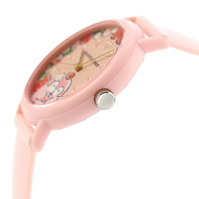 カオル コウペンちゃん×KAORU しあわせいちごver -しあわせ- ストロベリーの香り クォーツ 電池式 腕時計 ブランド レディース KAORU KAORU013P3 アナログ ピンク 日本製 おしゃれ 防水 かわいい プレゼント 女性 実用的