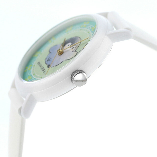 カオル コウペンちゃん×KAORU おうえんver -かいふくまほう- バニラの香り クォーツ 電池式 腕時計 ブランド レディース KAORU KAORU013W1 アナログ ライトグリーン ホワイト 白 日本製 おしゃれ 防水 かわいい プレゼント 女性 実用的