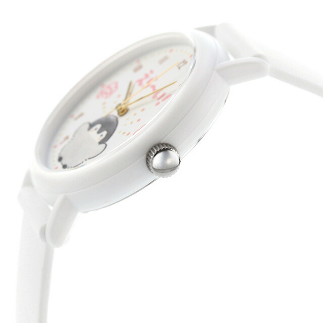 カオル コウペンちゃん×KAORU おうえんver -えら～い！- バニラの香り クォーツ 電池式 腕時計 ブランド レディース KAORU KAORU013W3 アナログ ホワイト 白 日本製 おしゃれ 防水 かわいい プレゼント 女性 実用的