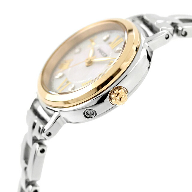 シチズン ウィッカ ソーラーテック電波 腕時計 ブランド レディース 電波ソーラー CITIZEN wicca KL0-537-21 アナログ ホワイトシェル 白 おしゃれ 防水 軽い 華奢 かわいい プレゼント 女性 実用的