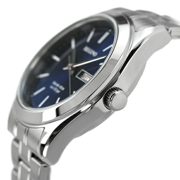 シチズン 腕時計 ソーラー メンズ 時計 KM1-211-71 CITIZEN レグノ ブルー ブランド おしゃれ 防水 プレゼント 男性 実用的