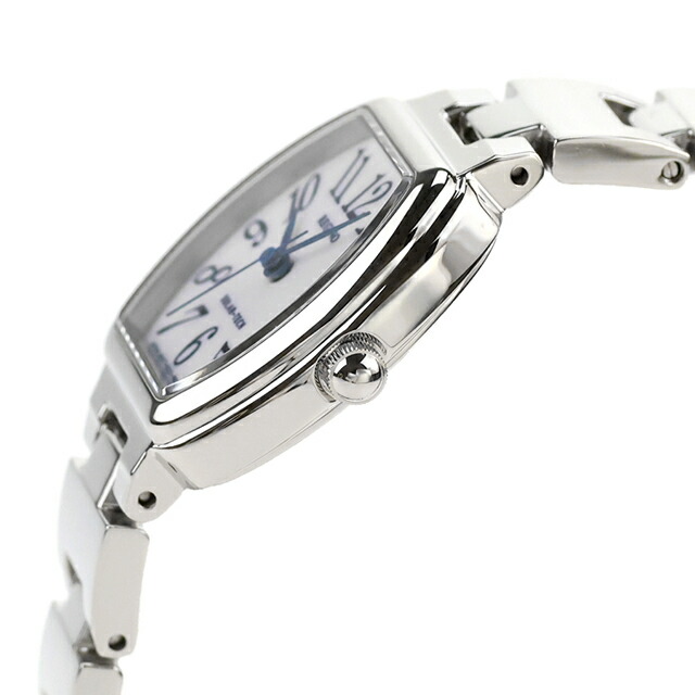 シチズン レグノ ソーラー レディース 腕時計 KP1-110-91 CITIZEN REGUNO ホワイト 時計 ブランド おしゃれ 防水 軽い 華奢 かわいい プレゼント 女性 実用的