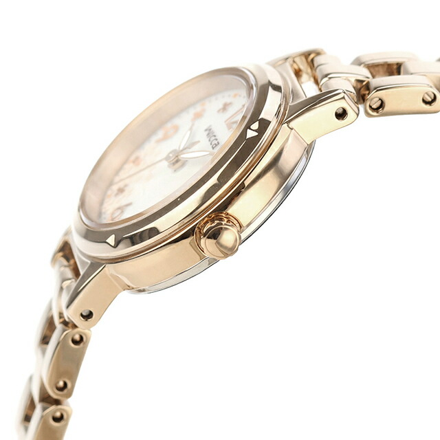 シチズン ウィッカ 秋限定モデル ソーラーテック 腕時計 ブランド レディース 数量限定 替えベルト CITIZEN wicca KP3-627-91 アナログ シルバー ゴールド おしゃれ 防水 軽い 華奢 かわいい プレゼント 女性 実用的