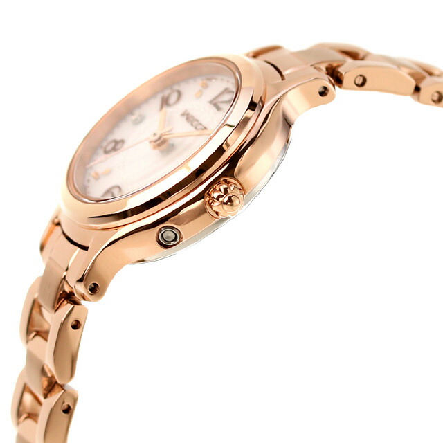 シチズン ウィッカ ソーラーテック電波時計 ソーラーテック電波 腕時計 レディース 電波ソーラー CITIZEN wicca KS1-961-11 アナログ シルバー ピンクゴールド ブランド おしゃれ 防水 軽い 華奢 かわいい プレゼント 女性 実用的