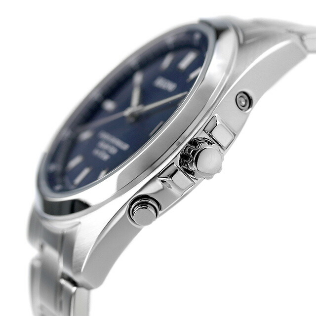 シチズン レグノ ソーラーテック 電波ソーラー 腕時計 ソーラー電波腕時計 ソーラー電波時計 メンズ CITIZEN REGUNO KS3-115-71 アナログ ネイビー ブランド おしゃれ 防水 プレゼント 男性 実用的