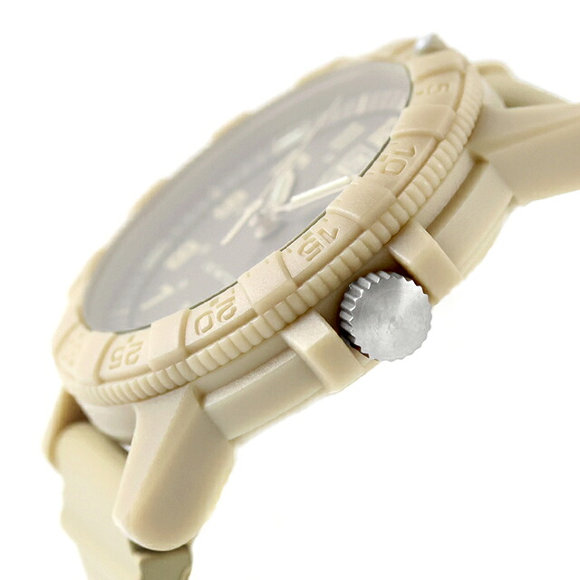 ルミノックス レザーバック・シー・タートル クォーツ 電池式 腕時計 ブランド メンズ LUMINOX 0326 アナログ ブラウン ベージュ スイス製 おしゃれ 防水 文字盤 大きい プレゼント 男性 実用的