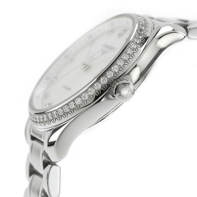 ロンジン マスターコレクション 自動巻き 腕時計 ブランド レディース LONGINES L2.257.0.87.6 アナログ ホワイトシェル 白 スイス製 おしゃれ 防水 かわいい プレゼント 女性 実用的